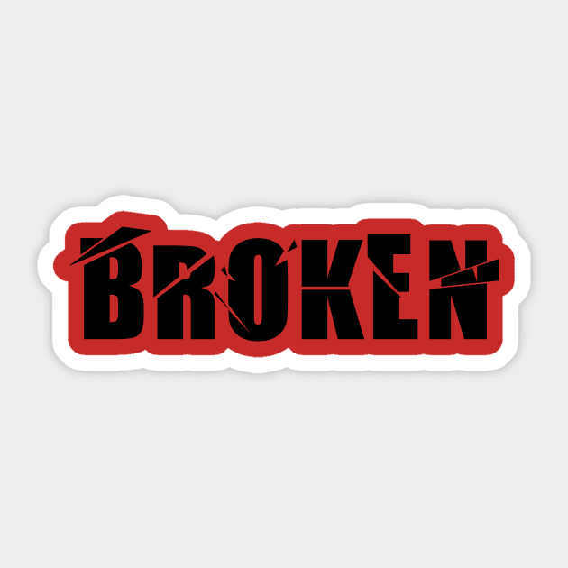 Broken Sticker by anto R.Besar